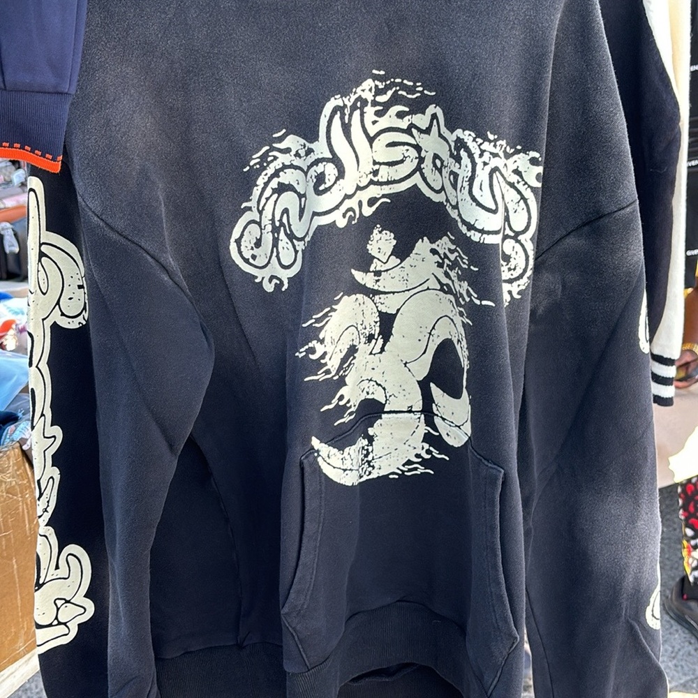 Black hel star hoodie